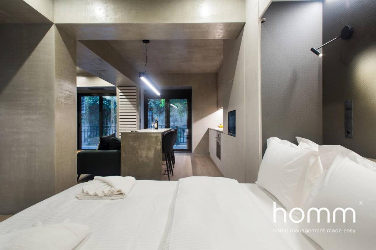 Unique Urban Homm Studio In Piraeus, Alkiviadou Apartment Bagian luar foto