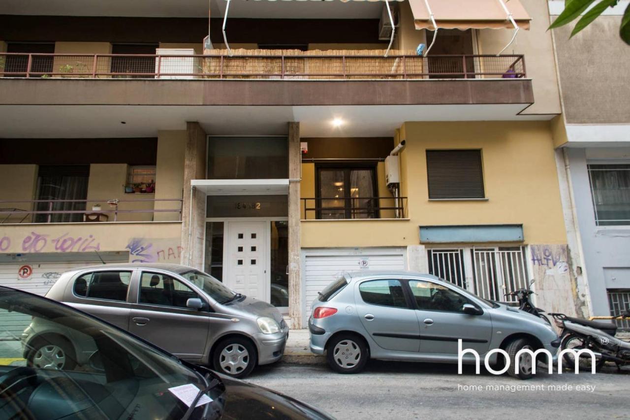 Unique Urban Homm Studio In Piraeus, Alkiviadou Apartment Bagian luar foto