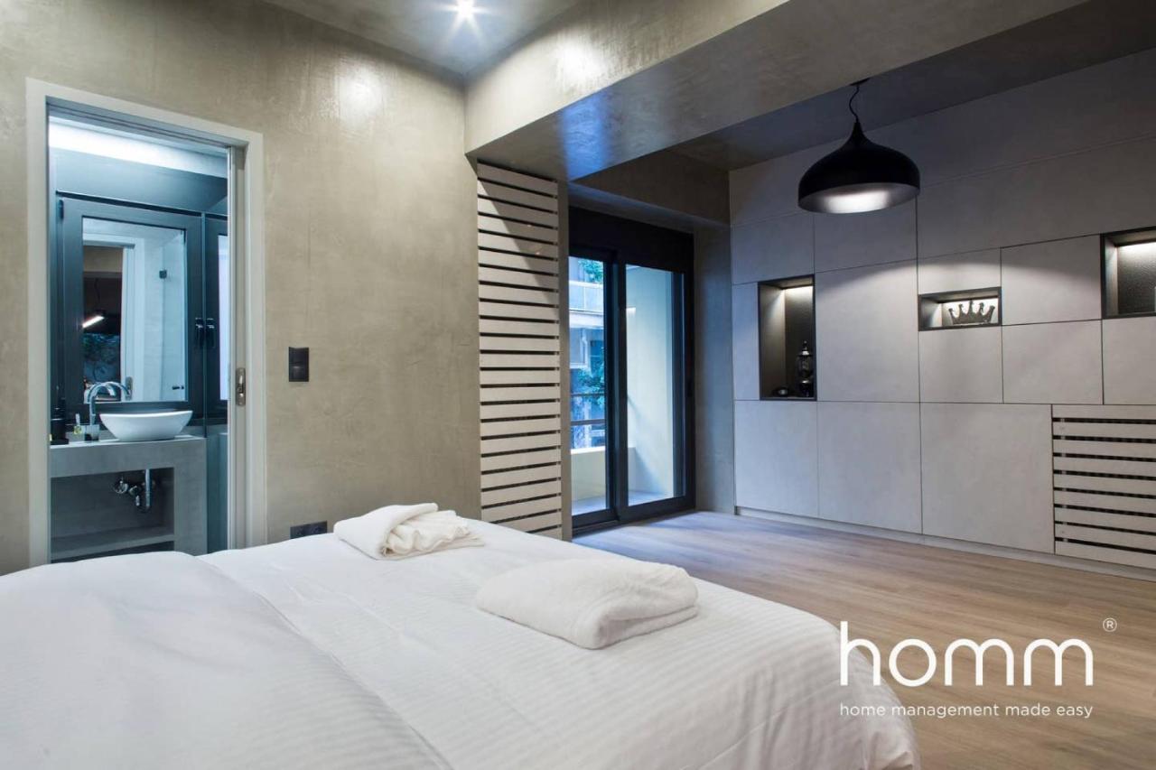 Unique Urban Homm Studio In Piraeus, Alkiviadou Apartment Bagian luar foto