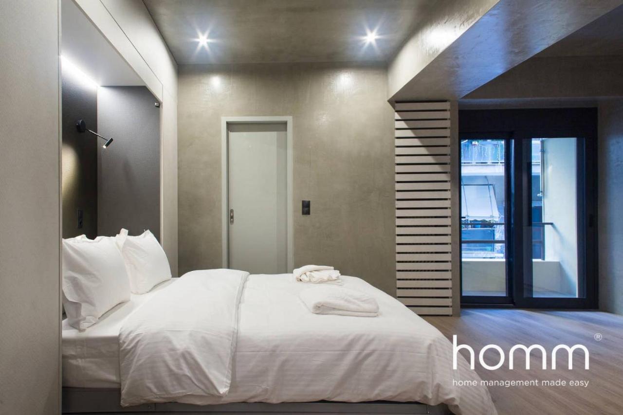 Unique Urban Homm Studio In Piraeus, Alkiviadou Apartment Bagian luar foto