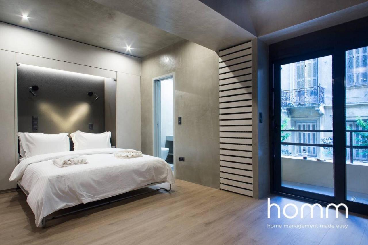 Unique Urban Homm Studio In Piraeus, Alkiviadou Apartment Bagian luar foto