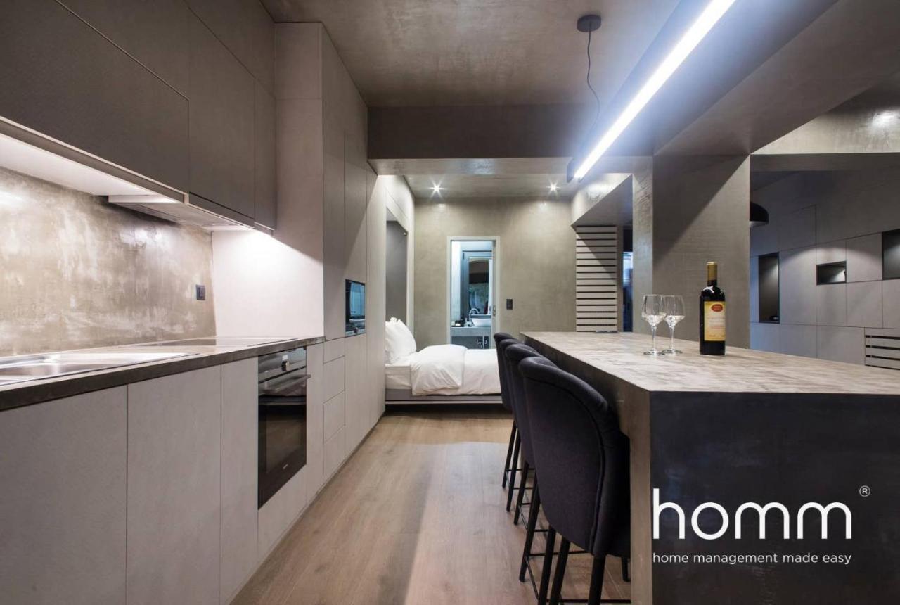 Unique Urban Homm Studio In Piraeus, Alkiviadou Apartment Bagian luar foto